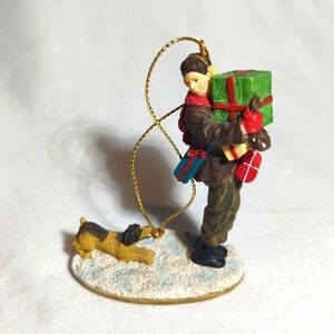 "Wrapped Up In Christmas" Ornament, Norman Rockwell's Family Treasures Collectio